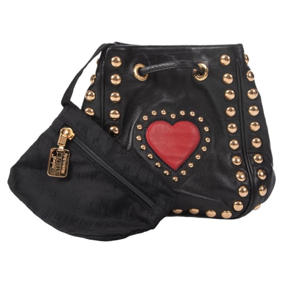 ISO - vintage moschino red wall heart bag with studs - Picture 2 of 4